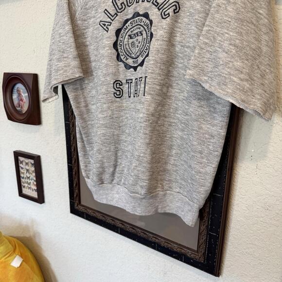 Vintage 1985 Alcoholic State “Alcoholicum • Statis • Universitatis Sweater Large - Picture 4 of 6